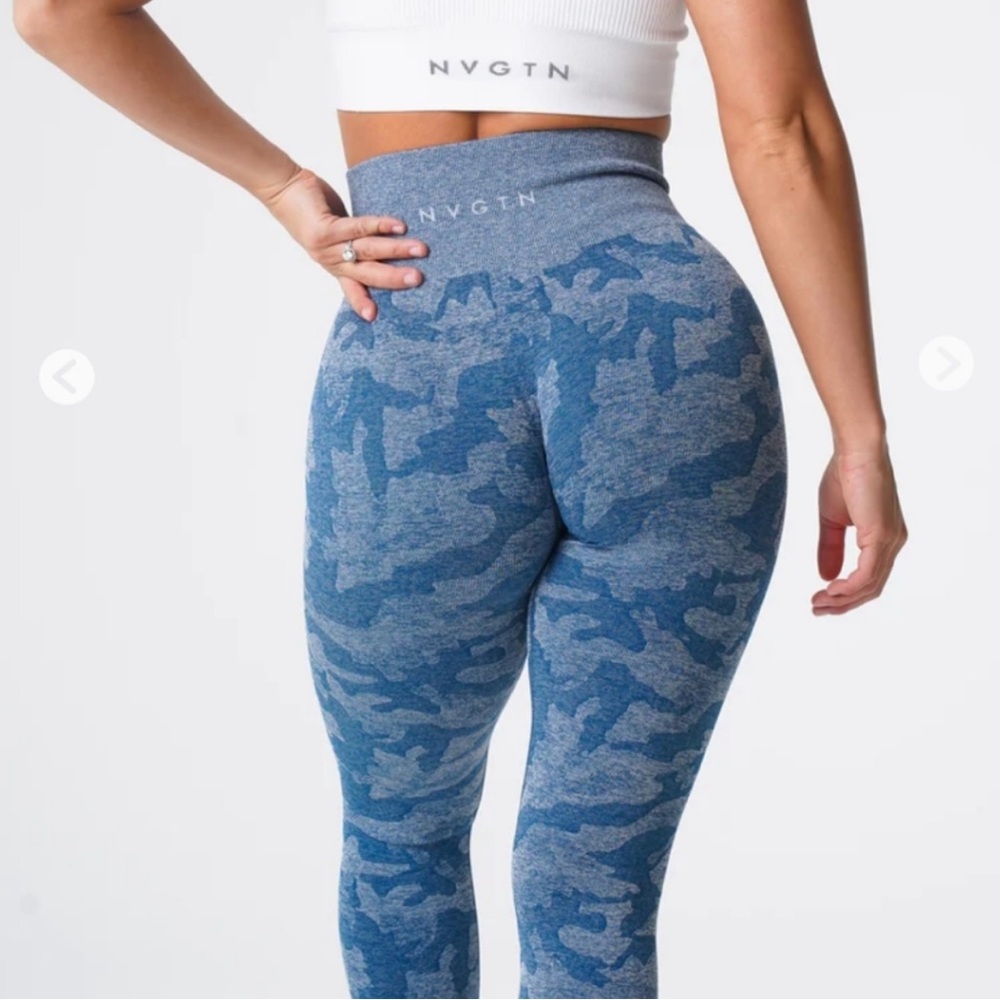NVGTN Camo Blue Leggings.